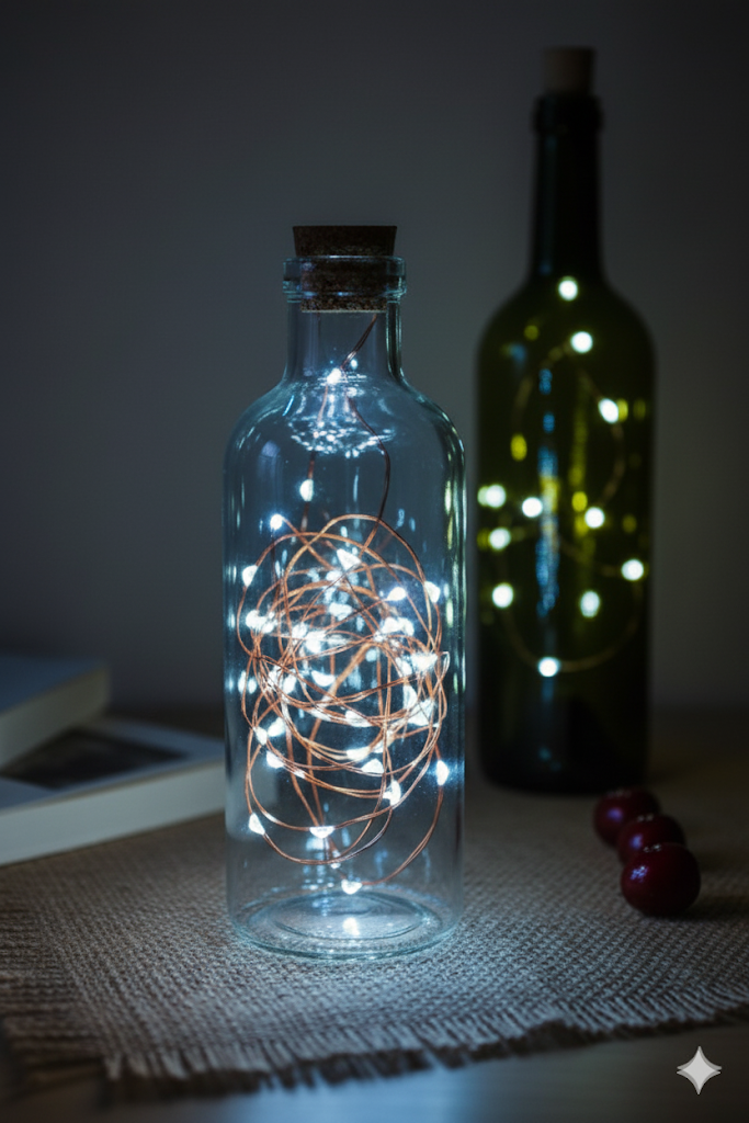Diwali Fairy Lights for Home — Cork Bottle LED String Lights
