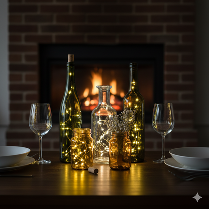 Diwali Fairy Lights for Home — Cork Bottle LED String Lights