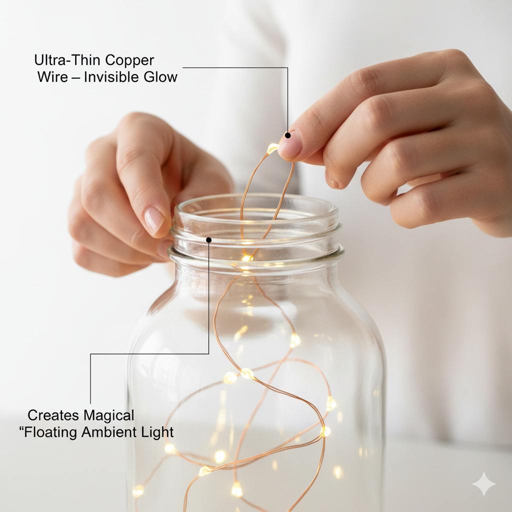 Diwali Fairy Lights for Home — Cork Bottle LED String Lights