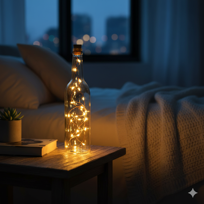 Diwali Fairy Lights for Home — Cork Bottle LED String Lights